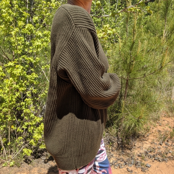 LLBean Forest Green Sweatshirt - Picture 3 of 5